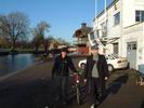 Andrew & Chris arrive for Sculling