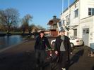 Andrew & Chris arrive for Sculling