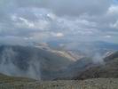 Clouds closing in on Scafell Pike