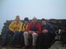 At the summit of the Helvellyn