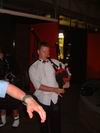 Breck playing the Pipes