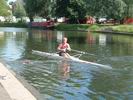 Sculling - Konrad in a Scull