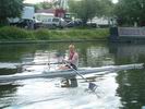 Sculling - Konrad on the Cam