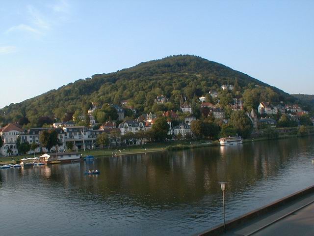 Blick auf den Philosophenweg
