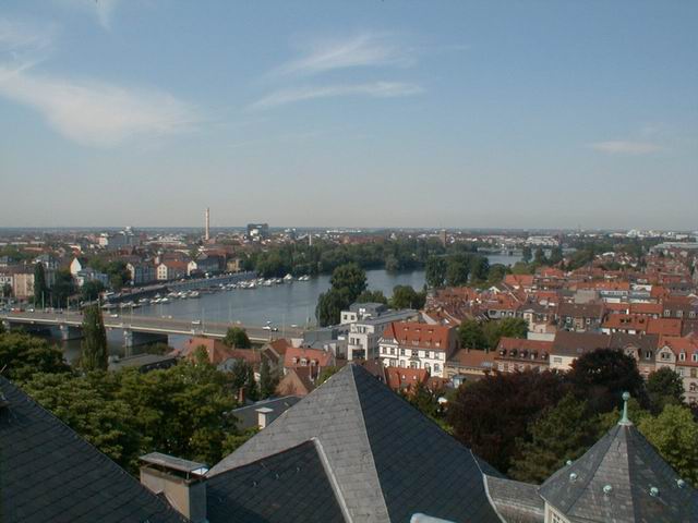 Blick vom Physikalischen Institut