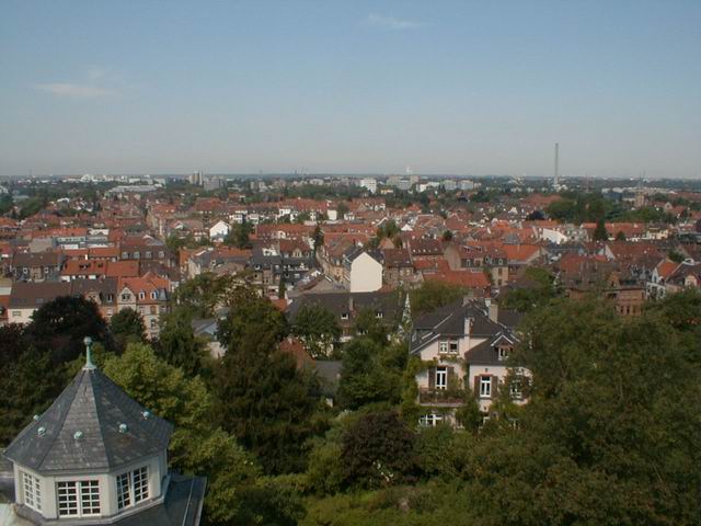 Blick vom Physikalischen Institut