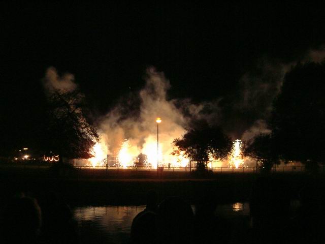 Fireworks on Midsummers Common