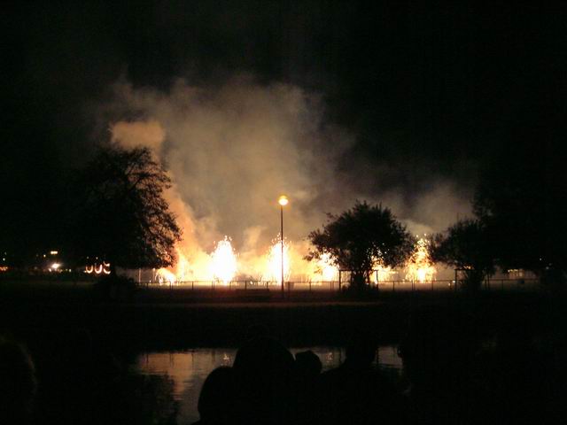 Fireworks on Midsummers Common