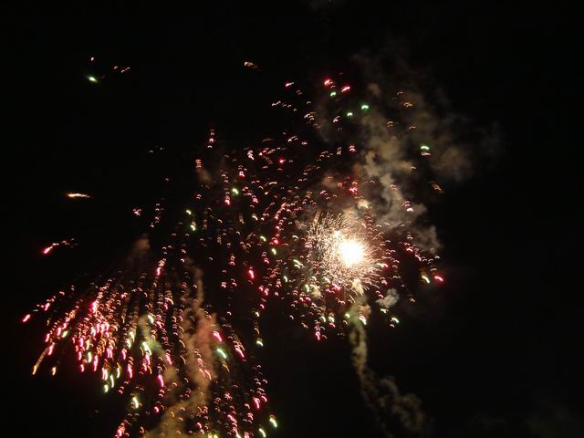 Fireworks on Midsummers Common