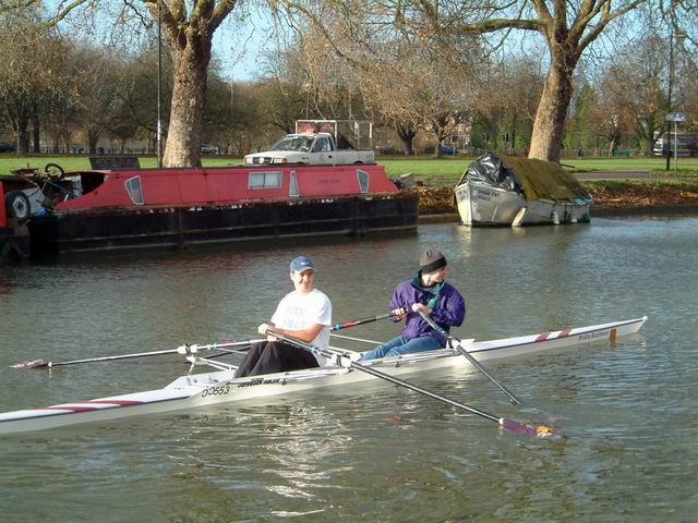 Chris & Andrew in Double Scull