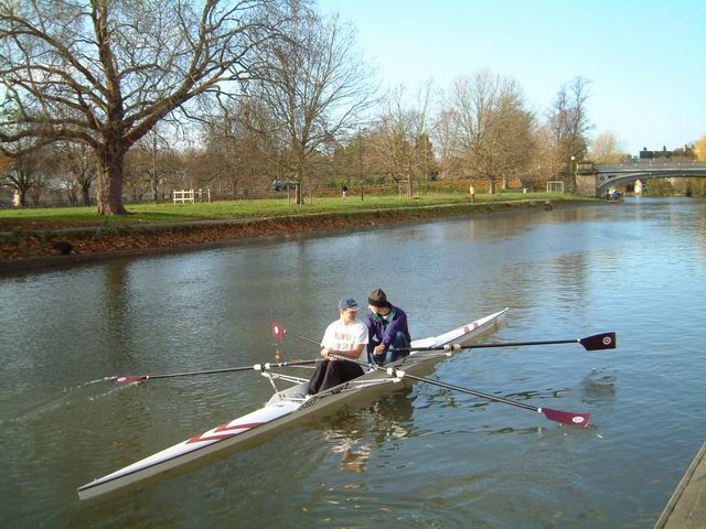 Chris & Andrew in Double Scull