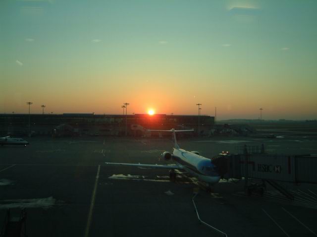 Heimreise, Stansted Airport