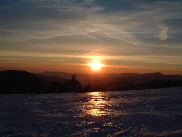 Abendstimmung auf dem Seebuck
