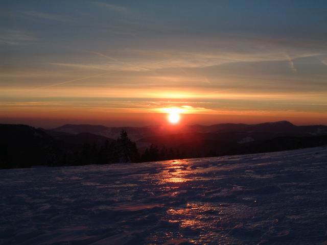 Abendstimmung auf dem Seebuck