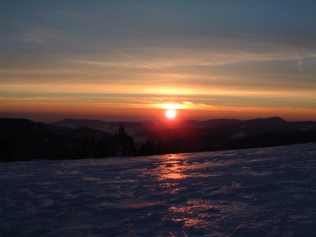 Abendstimmung auf dem Seebuck