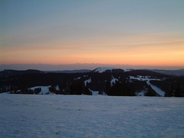 Abendstimmung auf dem Seebuck