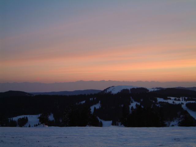 Abendstimmung auf dem Seebuck