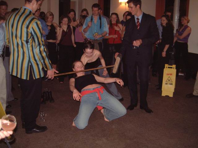 Limbo Dance - Girls cheating!