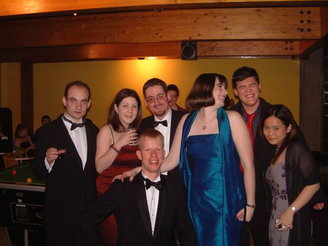 Group Photo in the Bar