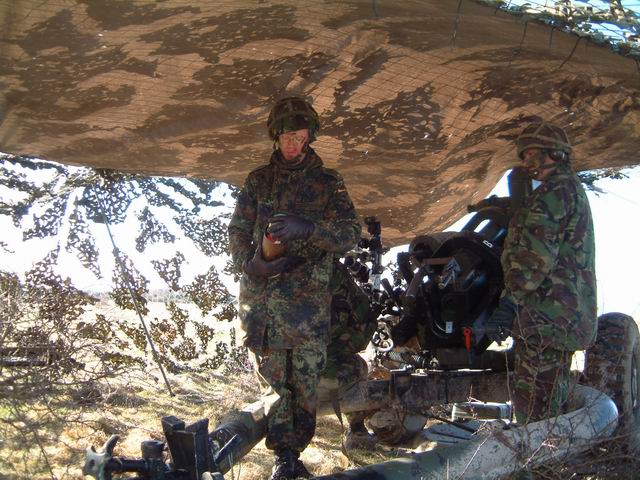Salisbury Plain - Konrad at the Gun