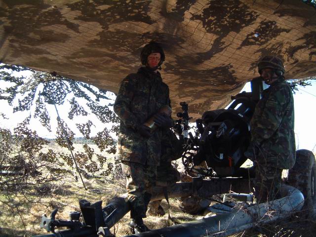 Salisbury Plain - Konrad at the Gun