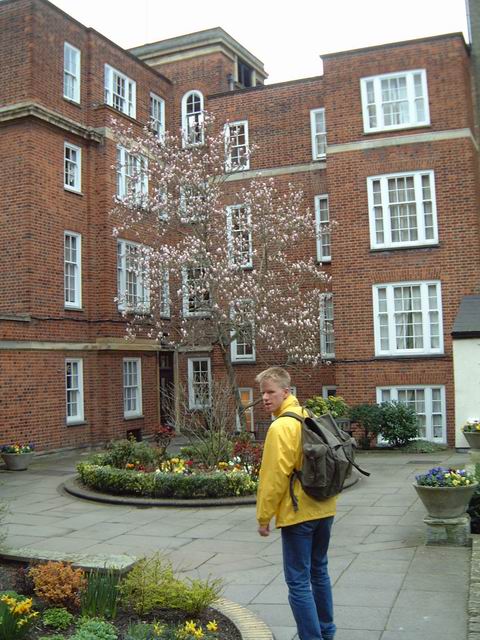 Konrad on his way to Lectures