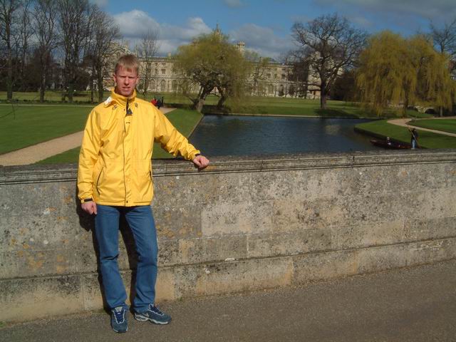 Konrad at the back of the CMS