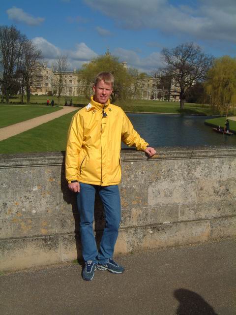 Konrad at the back of the CMS