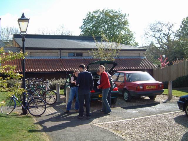 Packing the Cars for the Lakes