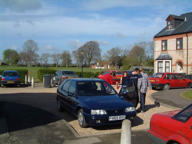 Packing the Cars for the Lakes