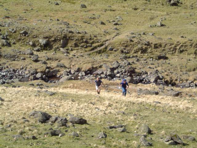Acending to Scafell Pike