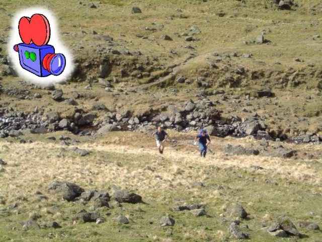 Acending to Scafell Pike