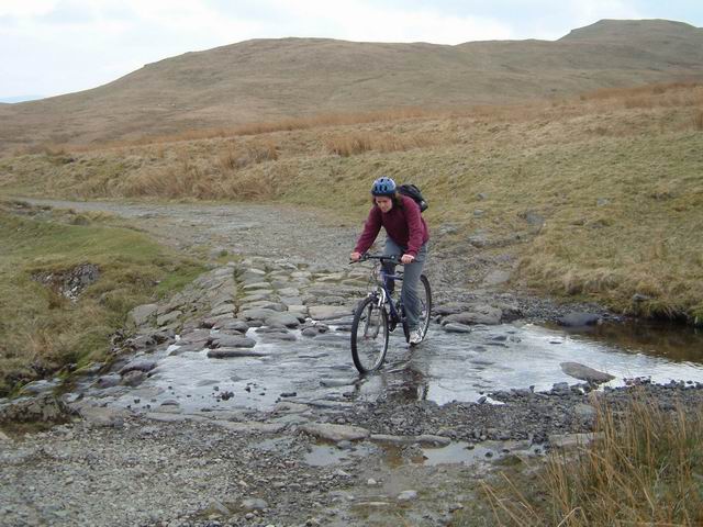 Kathryn crossing Groove Beck