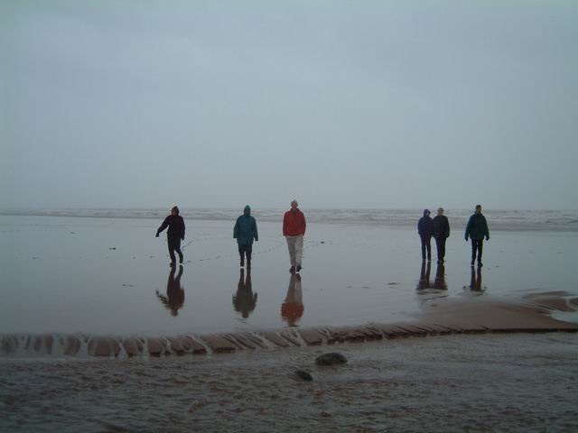 On the beach at St. Bees