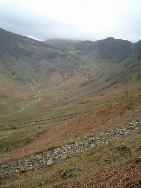 Ascending the Scarth Gap Pass