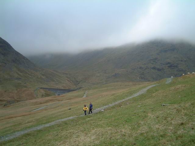 Descending from the Helvellyn