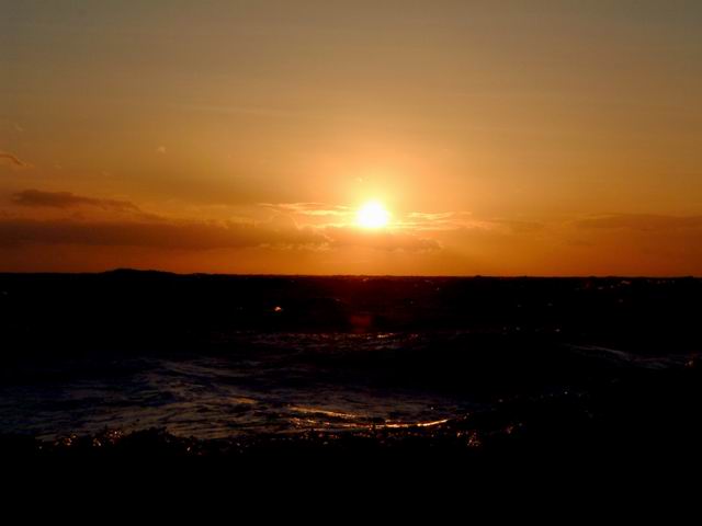 Sunset over the Wash