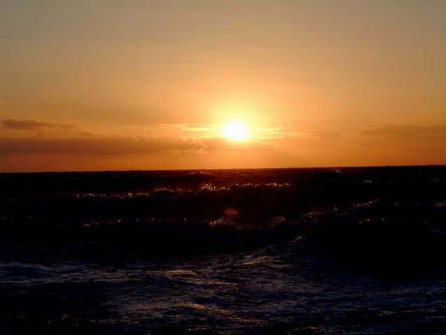 Sunset over the Wash