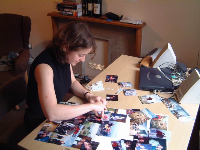 Kathryn preparing Ella