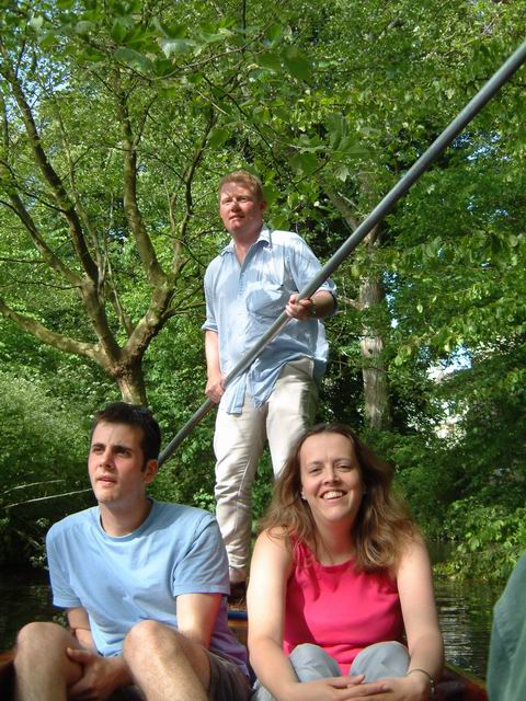 Punting - Andrew, Bernard, Ella