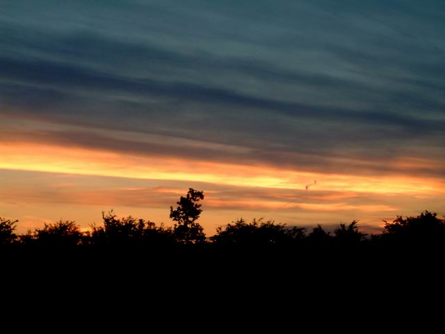 Evening Sky at Grantchester