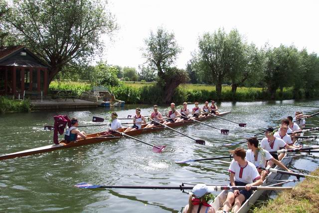 4th Day - 3rd Men rowing home