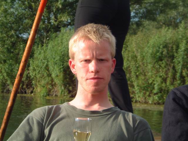 Konrad on the punting trip
