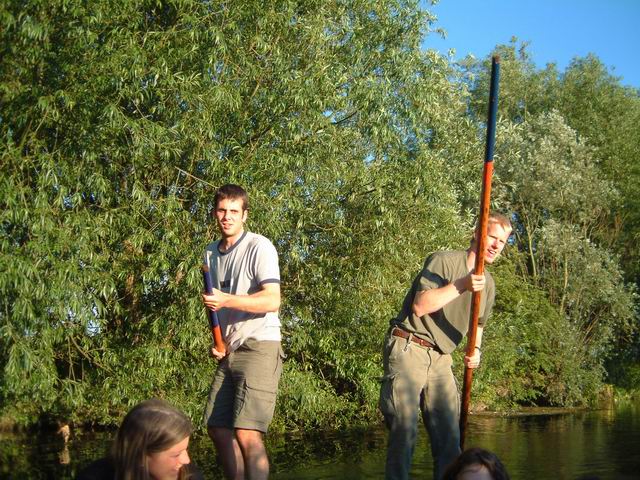 Punting back from Grantchester