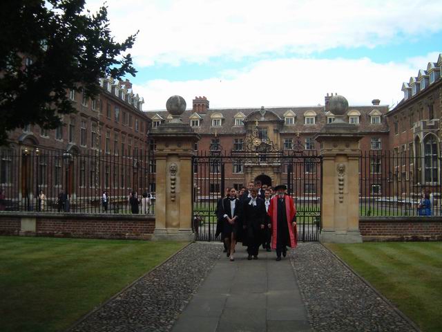 Procession at the College Gate