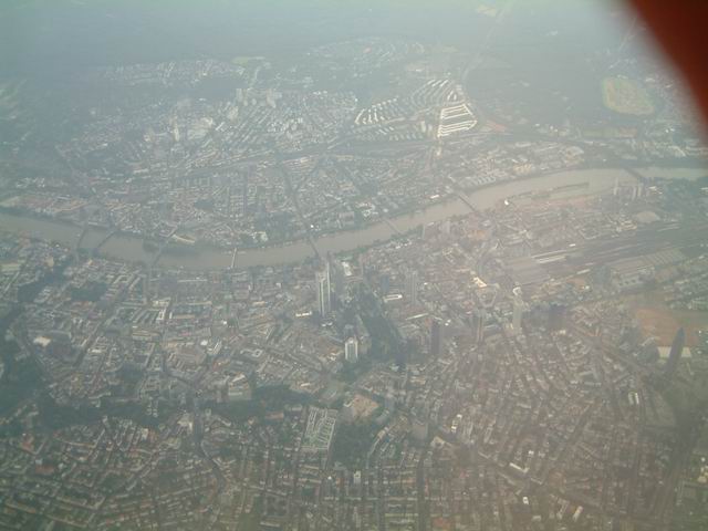 Landeanflug - Frankfurt City